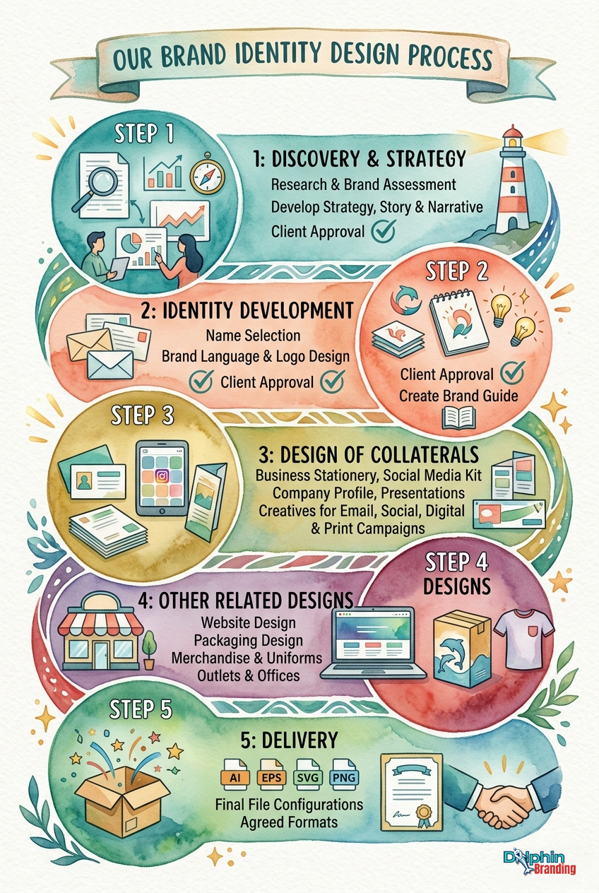 A watercolor infographic titled 